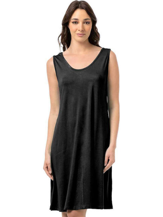 Sommer Damenkleid Schwarz