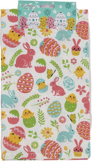 Easter Tablecloths Set 2 Pieces Ilis Home 79812 Light Pink 40x60