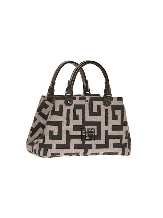 Iris Fabric Women's Shoulder Bag Beige