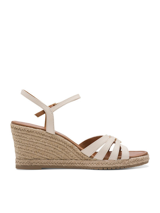 Sommer Damenplattformen Beige