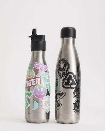 Chilly's Bottle Thermos Stainless Steel BPA Free 500ml Refill Rebel