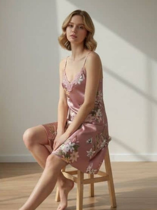 Cootaiya Summer Women's Nightgown Dusty Pink