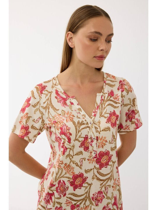 GoldenBay Summer Women's Nightgown Multicolour