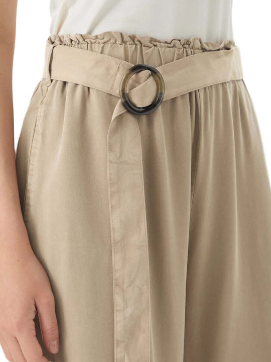 Bree Damen Hochbund Pantaloona mit Gummiband Beiges