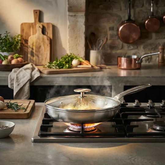 De Buyer Cookware Lid For Pot Glass 24cm