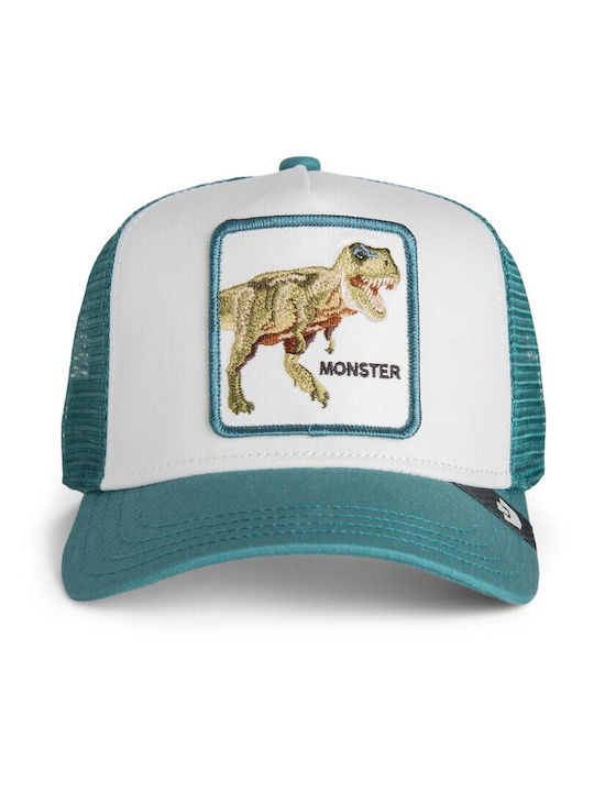 Παιδικό Καπέλο Jockey Monster T-rex Mini Δεινόσαυρος Πετρόλ Goorin Bros