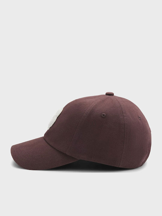 Boss Cotton-twill Cap Braided Double B Monogram Ari-b-icon-braid Dark Brown Jockey Women's Dark Brown 50562252-206