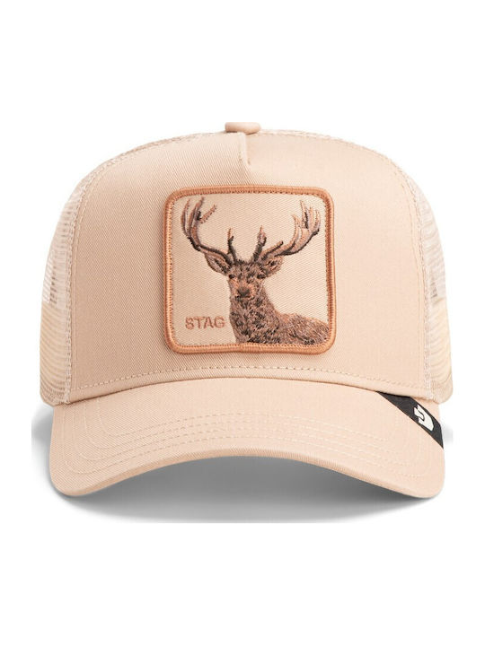 Jockey Cap Stag Tarnfarben Rosa Goorin Bros