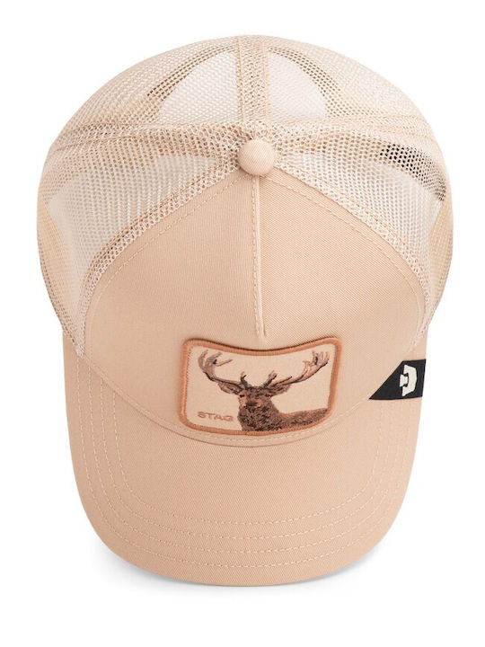 Jockey Cap Stag Tarnfarben Rosa Goorin Bros
