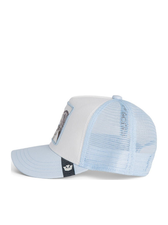 Kids Jockey Cap Rascal Raccoon Mini Raccoon Light Blue Goorin Bros