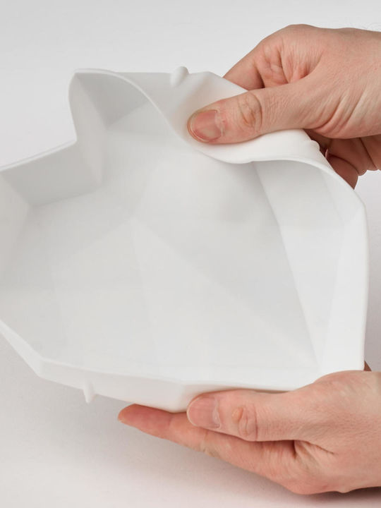 Formă De Silicon Pentru Tort Rezistentă La Căldură Până La 250°C, Reutilizabilă, Antiaderentă, Alimentară – Model Inimă – Onuvio