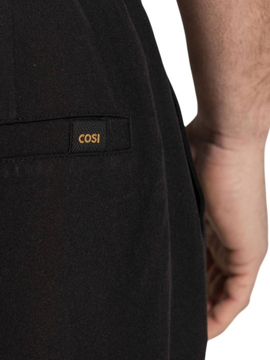 Παντελόνι σε Loose Εφαρμογή Black