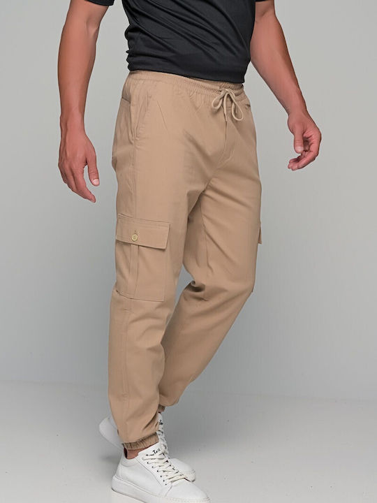Cargo Trousers Cargo in Regular Fit Beige