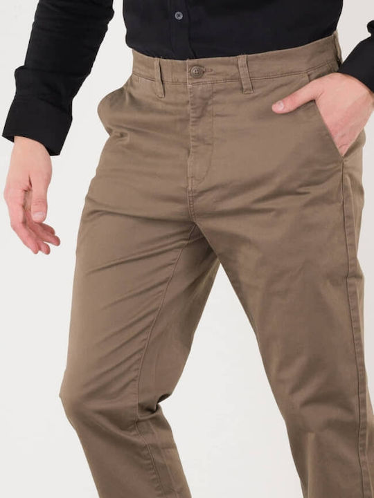 Rebase Παντελόνι Chino Ταμπά