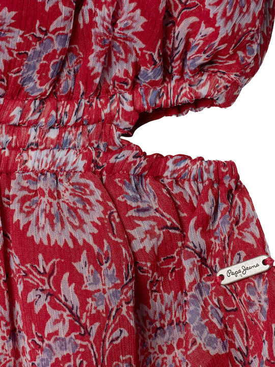 Iliana Παιδικό Φόρεμα Royal Red