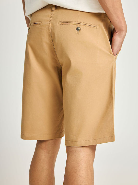 Funky Buddha Ανδρική Βερμούδα Chino Μπεζ Funky Buddha Ανδρική Βερμούδα Chino Μπεζ