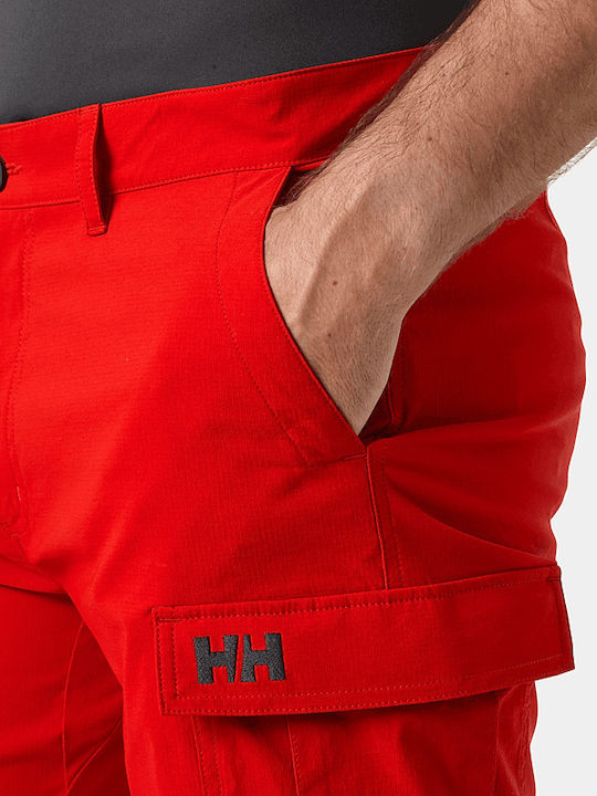 Quickdry Herren Shorts Cargo Rot