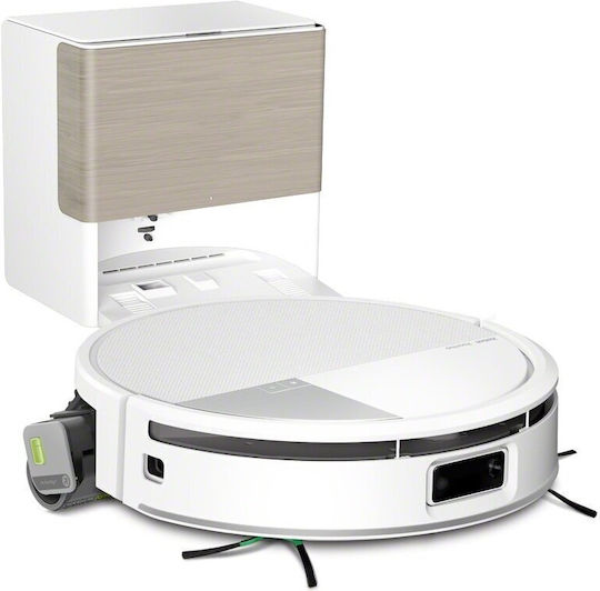 iRobot Roomba Max 705 Combo + AutoWash Σκούπα Ρομπότ με Χαρτογράφηση Laser & Απορρόφηση 13000Pa Λευκή