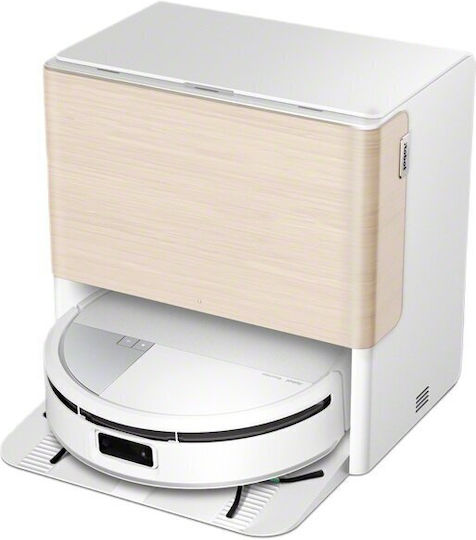 iRobot Roomba Max 705 Combo + AutoWash Σκούπα Ρομπότ με Χαρτογράφηση Laser & Απορρόφηση 13000Pa Λευκή