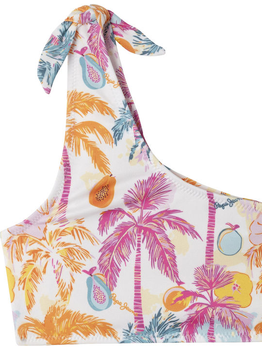 Pepe Jeans Tropical Kids Swimwear Set Deep Fuchsia