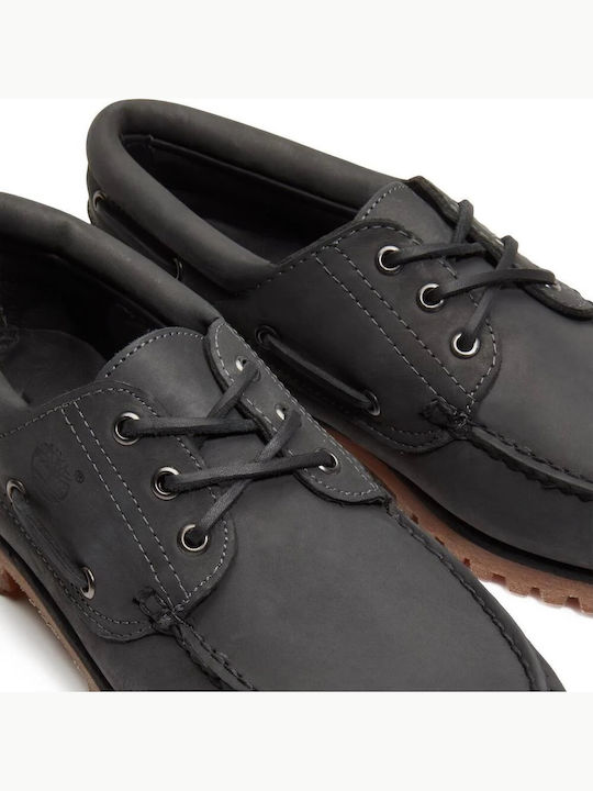 3-eye Ανδρικά Boat Shoes σε Γκρι Χρώμα
