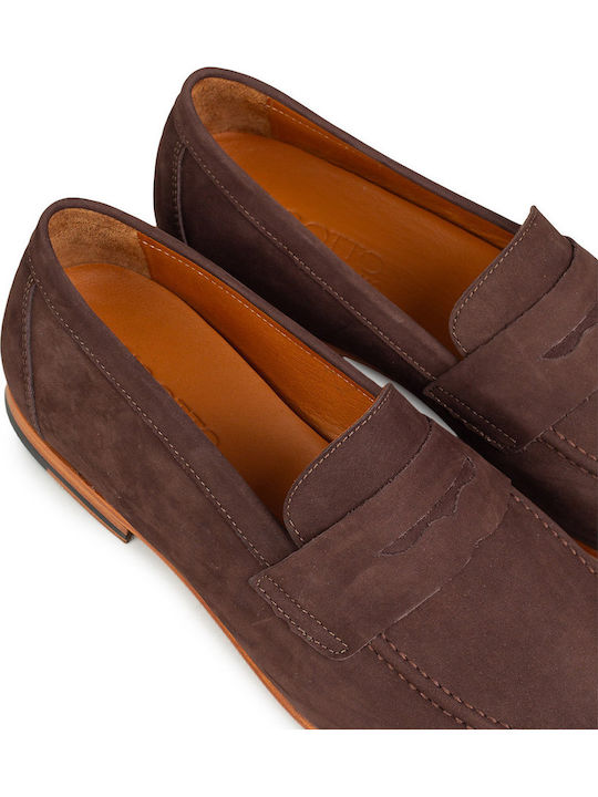 Men's Moccasins in Brown Colour