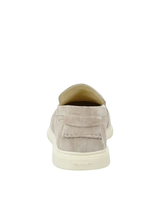Gant Boery Кожени Мъжки Мокасини в Бежов Цвят Gant Boery Кожени Мъжки Мокасини в Бежов Цвят