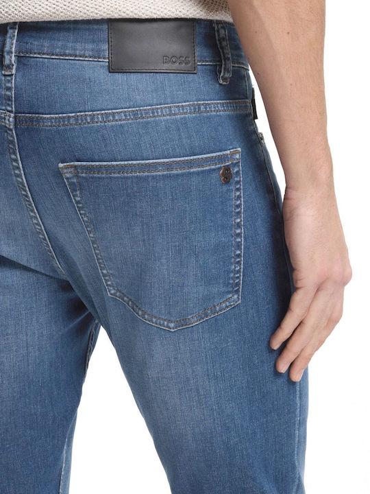 Delaware Men's Elastic Slim Fit Jeans Blue