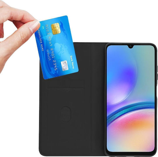 Techsuit Magskin Book Silicone Synthetic Leather Black (Poco X8 Pro)