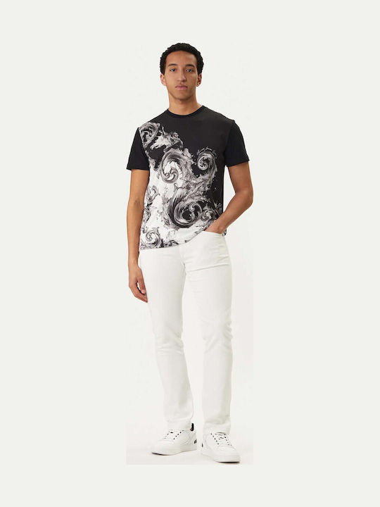 Men's Jeans Pants with Slim Fit White
