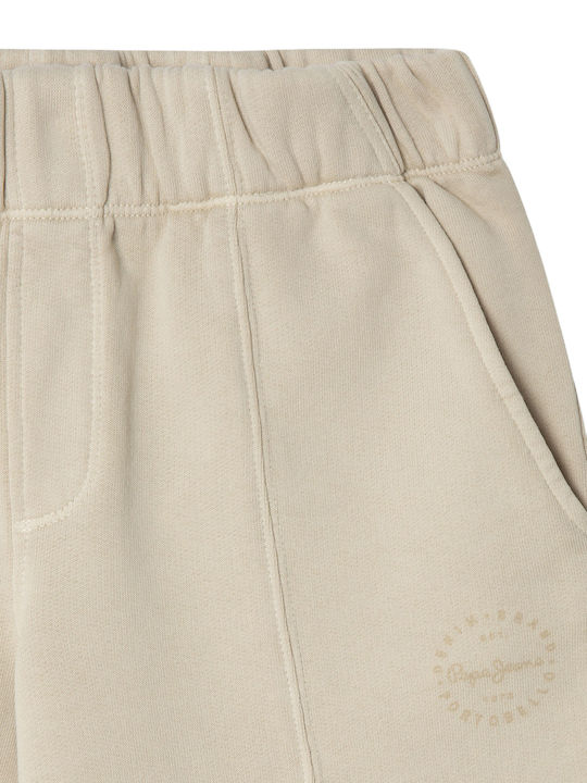 Kids Fabric Shorts/Bermuda William Stucco White