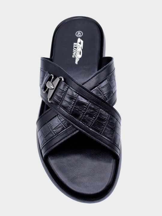 Herrensandalen in Schwarz Farbe