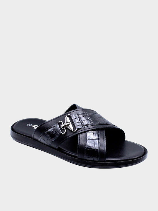 Herrensandalen in Schwarz Farbe