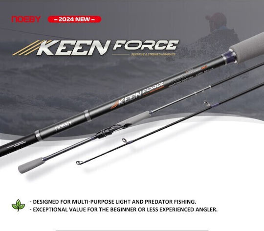 Spinning Fishing Set Rod Noeby Keen Force Carbon 2.59m Cw 7-35gr Reel Noeby Legend7 3000 Max Drag 18kg Fishing Bag Jigging Lure Line