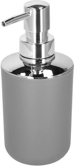 Bathroom Accessory Set Plastic Silver 6 Pieces