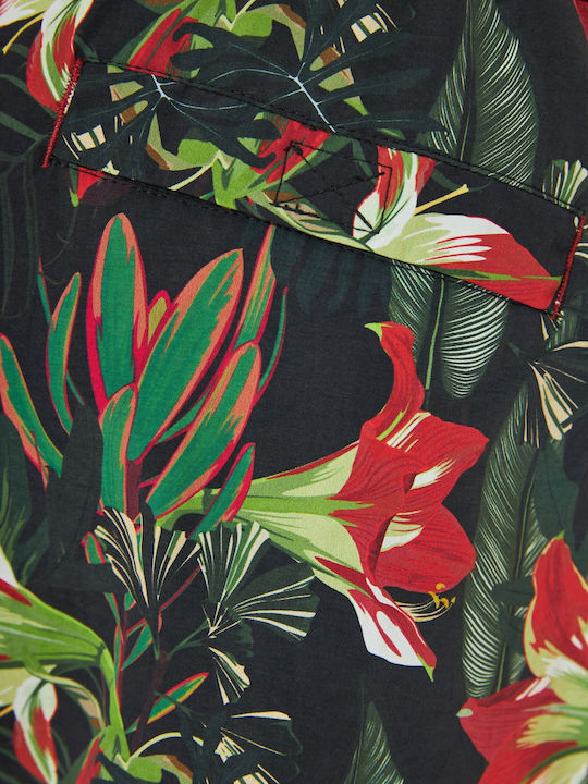 Ανδρικό Μαγιό Σορτς Μαύρο Floral