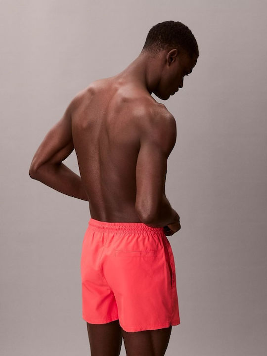 Calvin Klein Drawstring Ανδρικό Μαγιό Σορτς Πορτοκαλί