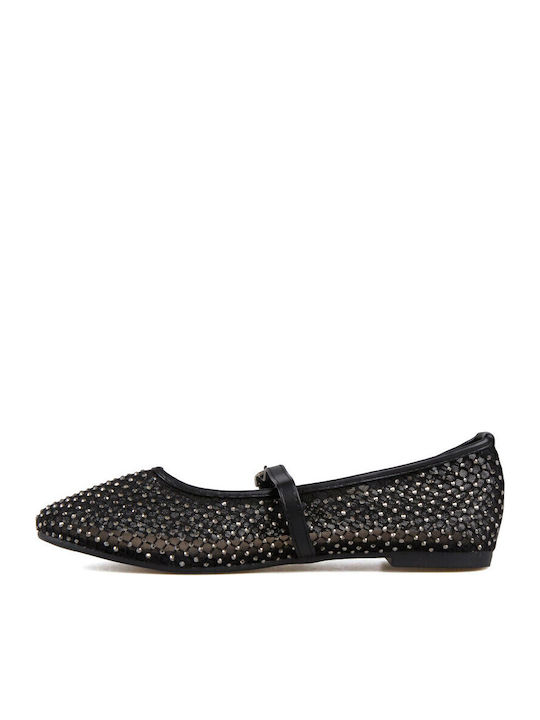 Women's Ballerina Shoes In Black Colour