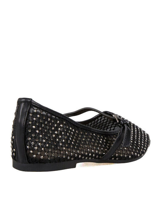 Women's Ballerina Shoes In Black Colour