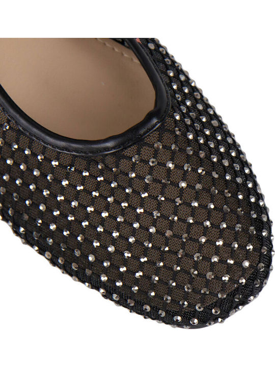 Women's Ballerina Shoes In Black Colour