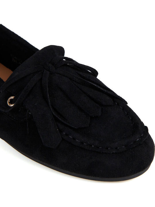 Damen Mokassins in Schwarz Farbe