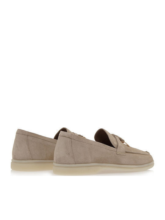Γυναικεία Loafers σε Μπεζ Χρώμα