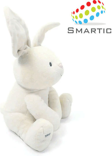 Smartic Jucărie De Plus Iepuraș De Ziua Îndrăgostiților Cu Mișcare Și Sunet Pentru 1+ Ani 34 Cm
