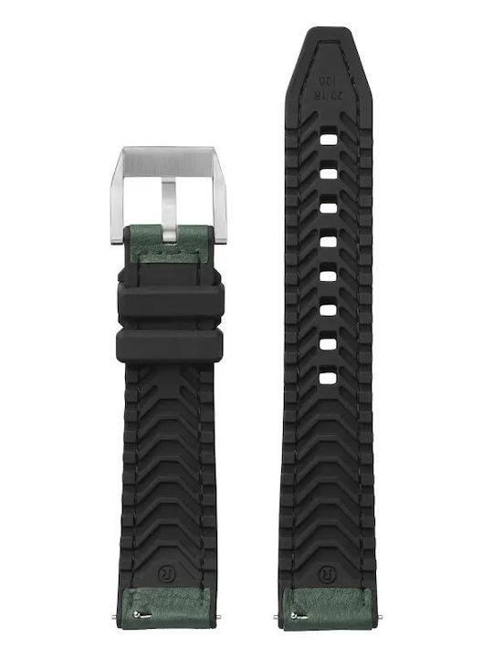 Rochet Lederriemen Grün 20mm