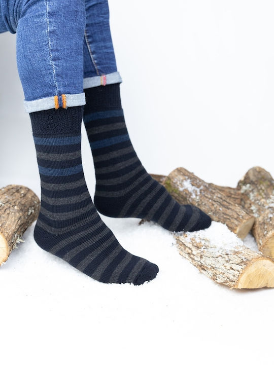 Soma Socks Șosete Bărbătești cu Model Multicolor Închis 3Pack