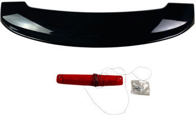 Car Rear Spoiler Roof Hyundai Getz 2006-2011 Third Stop Black Glossy