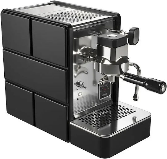 Stone Plus Αυτόματη Μηχανή Espresso 1200W με Μύλο Άλεσης Μαύρη