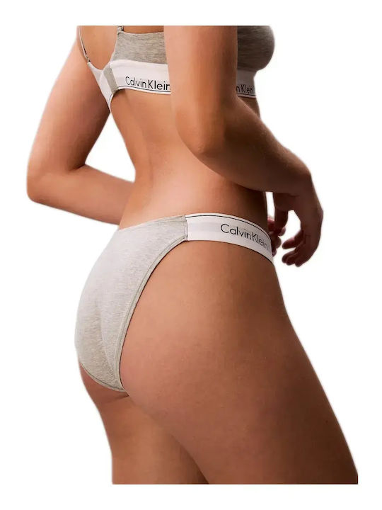Cotton Women's Briefs Grey Heather
