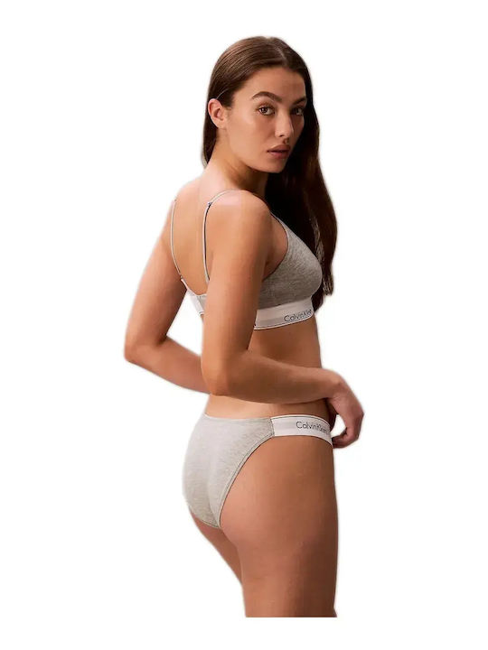 Cotton Women's Briefs Grey Heather