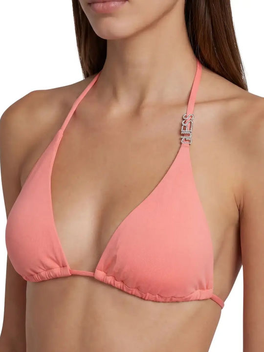 Bikini Triangle With Padding Coral